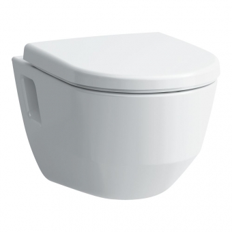Pakabinamas unitazas LAUFEN PRO, Rimless, 'washdown' tipo išplovimas, su šoninėmis nišomis 